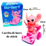 carrito de luces kuromi-  stich azul y rosado