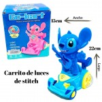 carrito de luces kuromi-  stich azul y rosado