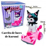 carrito de luces kuromi-  stich azul y rosado
