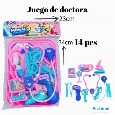 juguete de Doctora en bolsa(clip foto entre ver mas modelos)