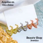 set argolla catier oro chino