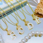 cadena letra corana brillante 12.5&