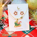 #1 juego cadena navidad con topito oro chino