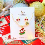 #1 juego cadena navidad con topito oro chino