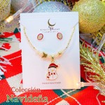 #1 juego cadena navidad con topito oro chino