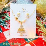 #1 juego cadena navidad con topito oro chino