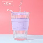 vaso de vidrio tornasol summer