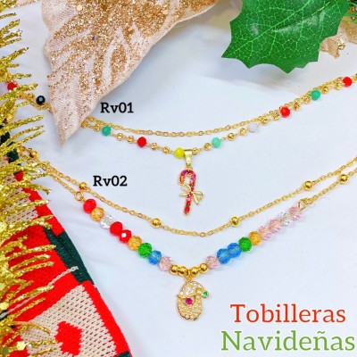 #1 tobillera navidad 