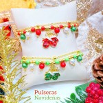 #3 pulsera navidad oro chino