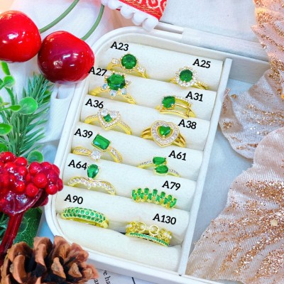 #1 Anillo Navideños rojo y verde