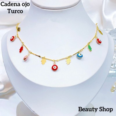 choker ojo oro chino Oro chino (&8)