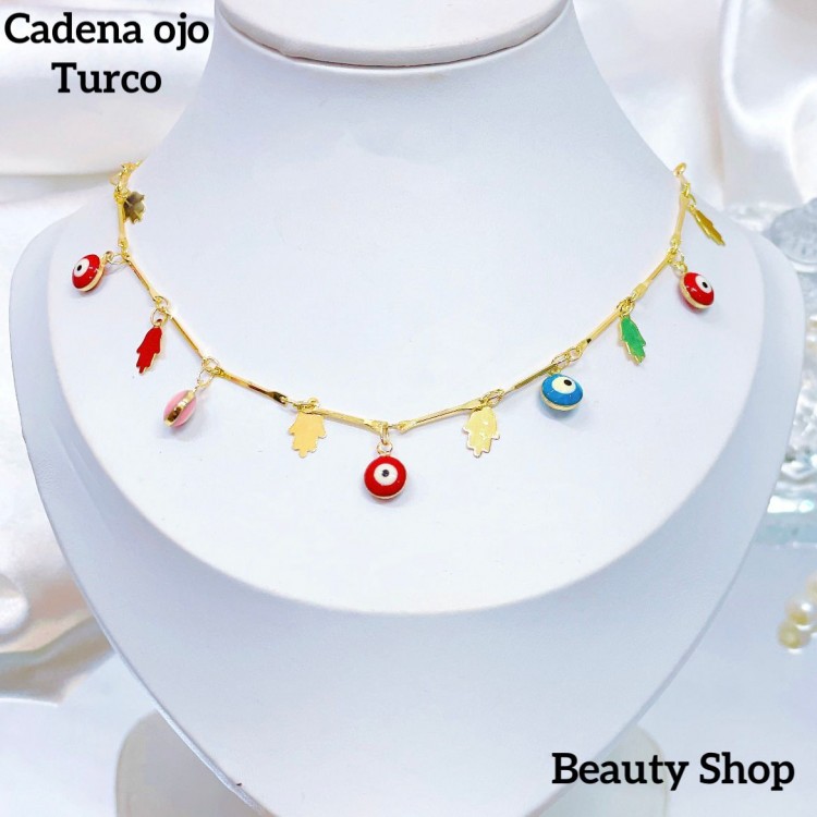 choker ojo oro chino Oro chino (&8)