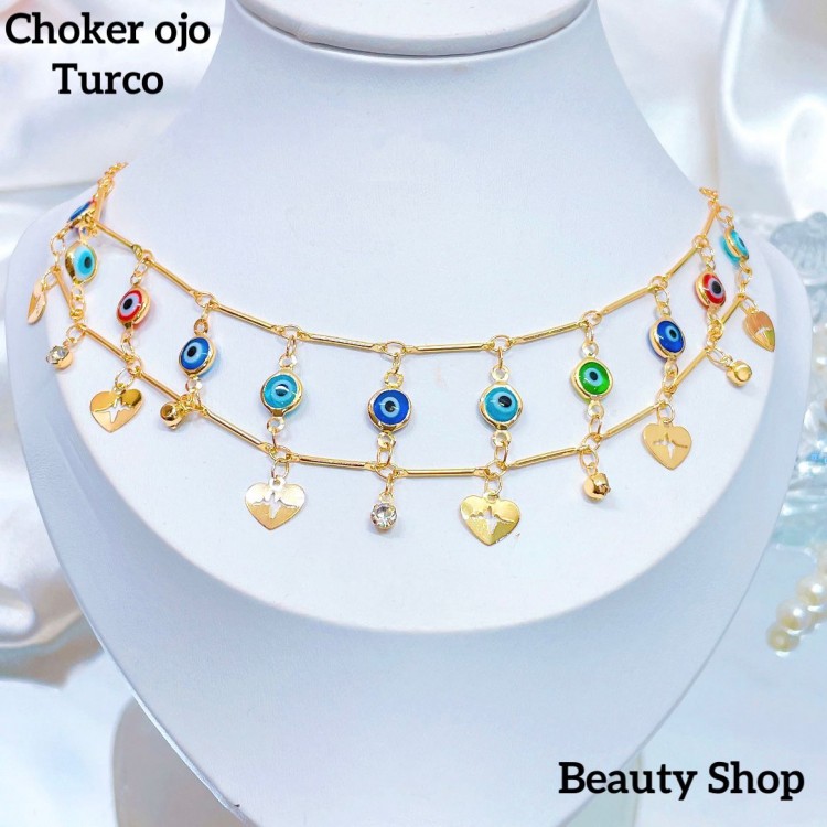 choker de ojo turco