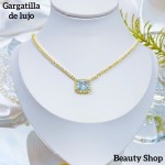 Collar de Piedras elementales Oro Chino &18