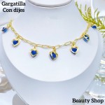 choker con dije corazon ( Navideños) &7
