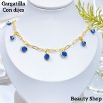 choker con dije corazon ( Navideños) &7