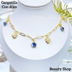 choker con dije corazon ( Navideños) &7