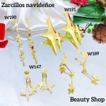 #1 zarcillo Navideños