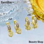 #+ zarcillo oro chino lujos 9& #+ zarcillo oro chino lujos 9&