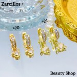 #+ zarcillo oro chino lujos 9& #+ zarcillo oro chino lujos 9&
