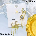 #+ zarcillo oro chino lujos 9& #+ zarcillo oro chino lujos 9&