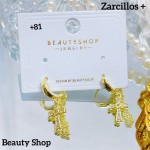 #+ zarcillo oro chino lujos 9& #+ zarcillo oro chino lujos 9&