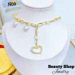 #N cadena eslabon con dije corazon (&16) #N cadena eslabon con dije corazon (&16)