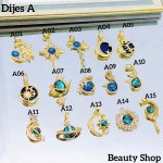 #A Cadena con dije lujo solo dije 2$ (con cadena sencilla12.50&con cadena ajustable14&）con ajustable 2.75$