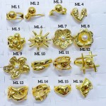 #L Anillos Tipo Chunky Oro Chino 9.50&