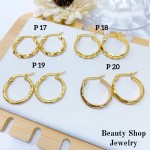 #P Argolla liso acero pequeño & (&2）