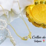 cadena Tulipan oro chino 14& cadena Tulipan oro chino 14&