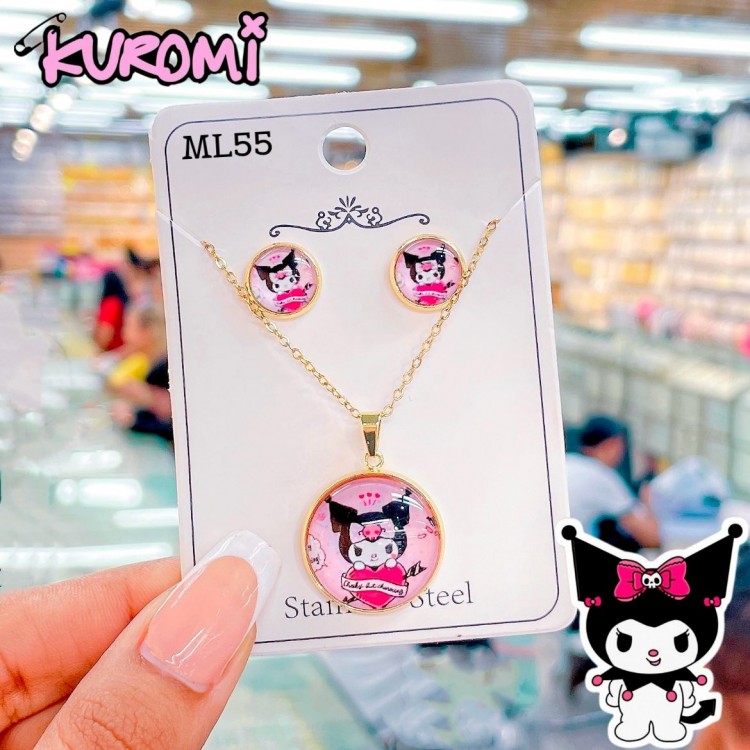 juego cadena de kuromi acero