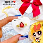 Anillos para 3 amigas de las chicas super poderosas Anillos para 3 amigas de las chicas super poderosas