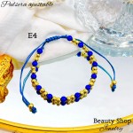 pulsera hilo con balin colores 