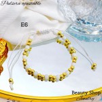 pulsera hilo con balin colores 