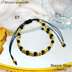 pulsera hilo con balin colores 