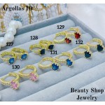 #O  Argolla piedras  1$Oro chino (&6)