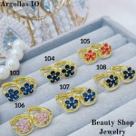 #O  Argolla piedras  1$Oro chino (&6)