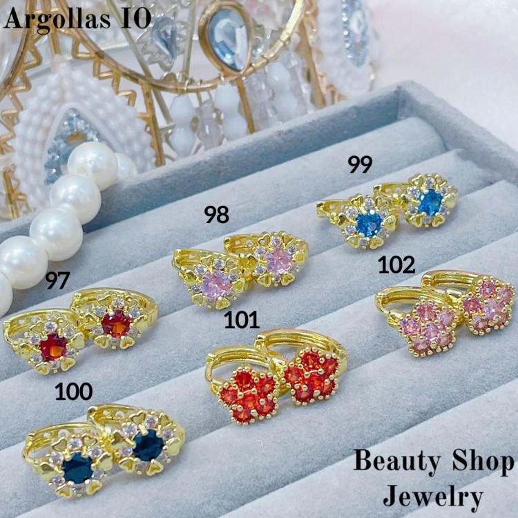 #O  Argolla piedras  1$Oro chino (&6)