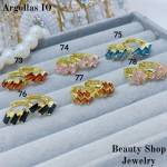 #O  Argolla piedras  1$Oro chino (&6)