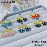 #O  Argolla piedras  1$Oro chino (&6)