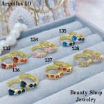 #O  Argolla piedras  1$Oro chino (&6)