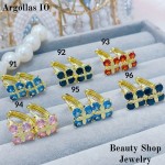 #O  Argolla piedras  1$Oro chino (&6)