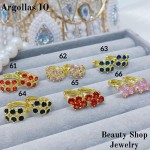 #O  Argolla piedras  1$Oro chino (&6)