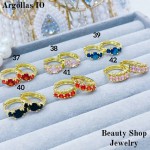 #O  Argolla piedras  1$Oro chino (&6)