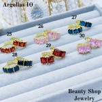 #O  Argolla piedras  1$Oro chino (&6)