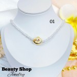 cadena perla con dije gold field 11&