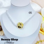 cadena perla con dije gold field 11&