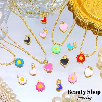 cadena con dije corazon mini