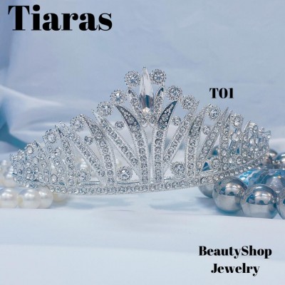 corona con pedreria elegante g